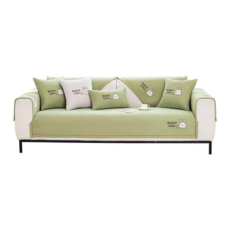 雪尼尔沙发发垫四季通用子防滑款坐垫卡通风新2025皮07351433沙套,居家布艺,沙发套,淘宝优惠券,粉丝福利购,淘宝优惠卷