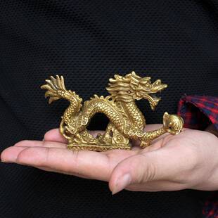 铜龙铜摆件家居90778饰品龙办室装饰品铜纯生肖龙工艺品龙公摆件