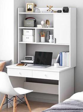 书桌书一体电桌小户卧室架学习桌简易写型字桌用床边JAS桌办脑公