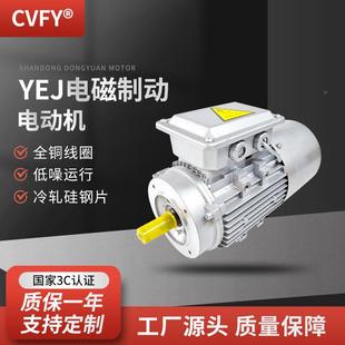 1.1瓦刹车三相电动机 磁制动电机100L1WDSL28极0.75千KW J电