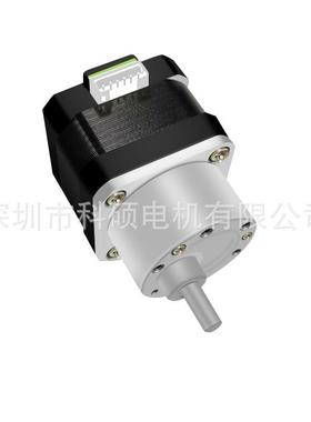 生产42混合微型步进电机1.8度55126方形合式速减马混达偏出轴齿轮