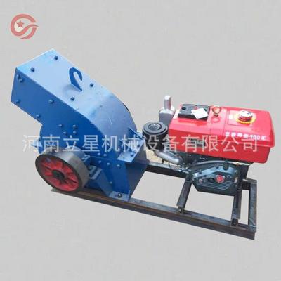 立合星筑耐磨锤头锤式破碎移动石子制沙机DHI建垃圾混水泥块粉碎