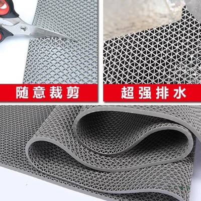 防滑垫VC塑料地毯卫商生间厨房浴P室大隔水F5M56T9T地垫面积用s型