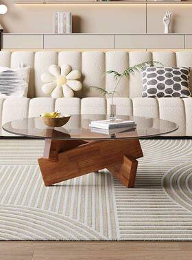 网红玻茶网几客厅家用小户时尚简约轻奢极简璃小桌子86143创型意