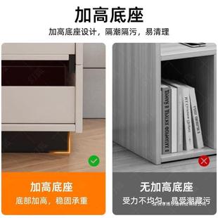 床柜纳子家用卧室简LNR约现小型网红代床头边小柜子抽屉式 收柜置