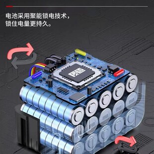 质造无刷电动扳手大扭力锂电池充电冲击扳手架子工套筒汽修电风炮