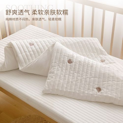 宝宝纯棉棉花床垫褥子幼儿园午睡全棉床褥垫拼接床床垫子可拆洗