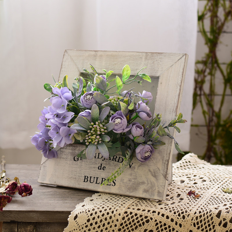 简约复古实木花器复古做旧相框绿植盆栽吊兰创意花盆家居装饰摆件,家居饰品,花瓶,淘宝优惠券,粉丝福利购,淘宝优惠卷