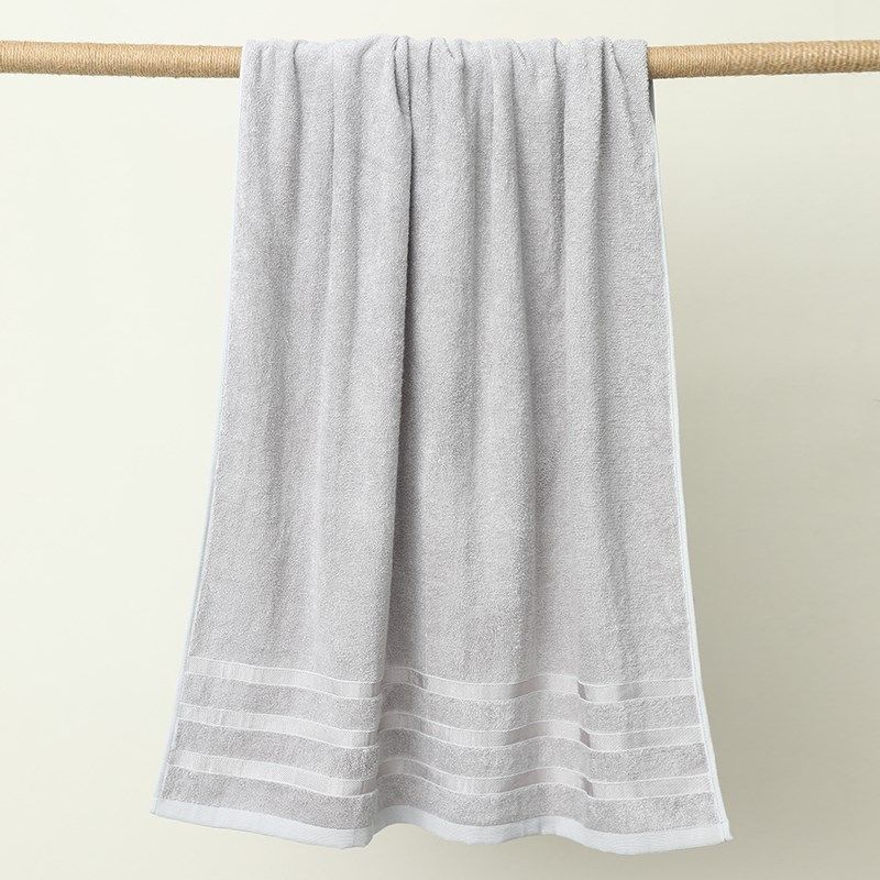 加厚竹纤维浴巾纯色洗澡柔软厚实舒适吸水大毛巾S8864