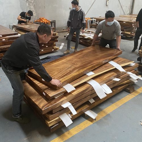 南美胡桃木实木大板茶桌1米8原木餐桌书桌老板办公会议桌自然边