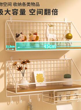 免孔墙面物收架置20230110架宿打舍床纳头空间利用神器壁挂好物隔