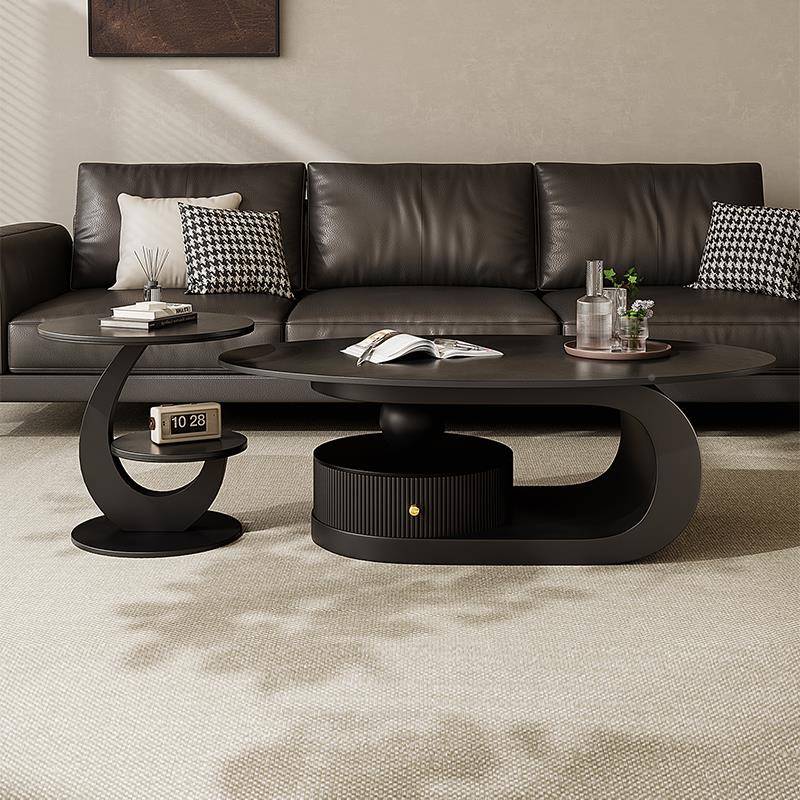 棠岩克 意克式轻奢板P142-P13茶几客厅家用小户型现代简约高级感