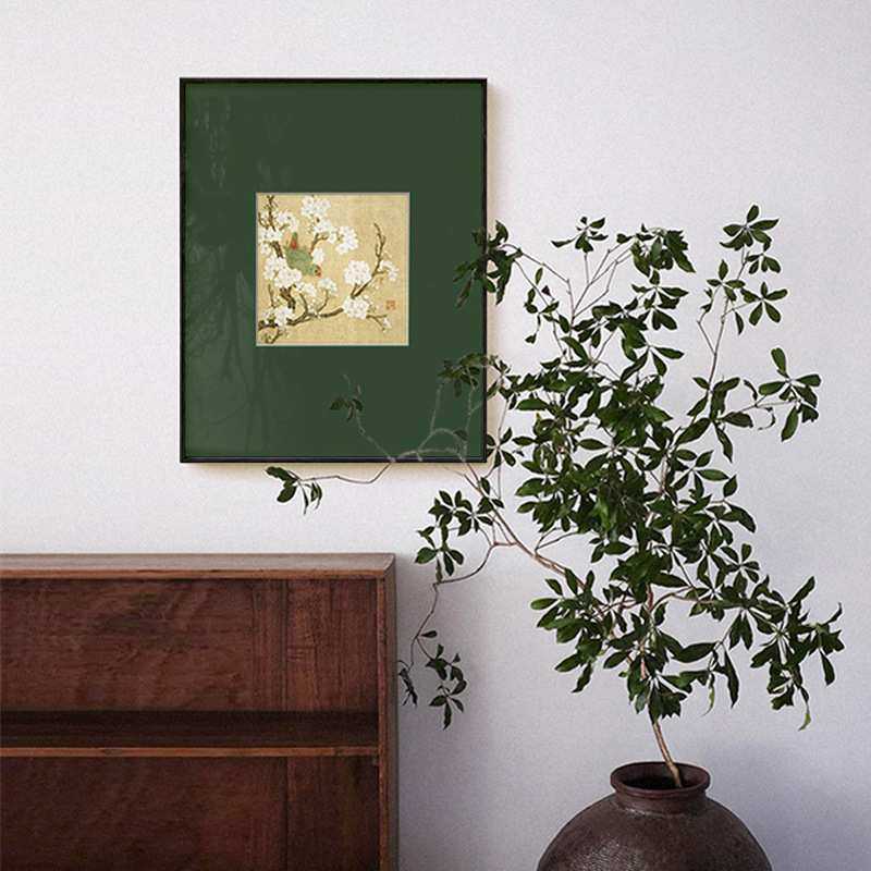 新中式玄关民宿装饰画工笔花鸟国画客厅艺术挂画卧室书房壁画,模玩/动漫/周边/娃圈三坑/桌游,模型制作工具/辅料耗材,淘宝优惠券,粉丝福利购,淘宝优惠卷