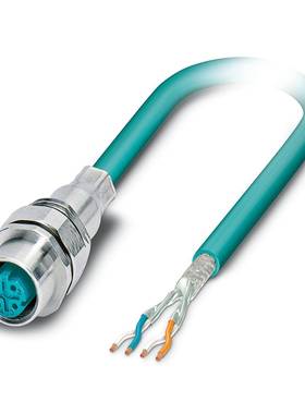 SACCBP-M12FS-8CON-M16/1,0-940 - 设备连接器 板后安装 1553378