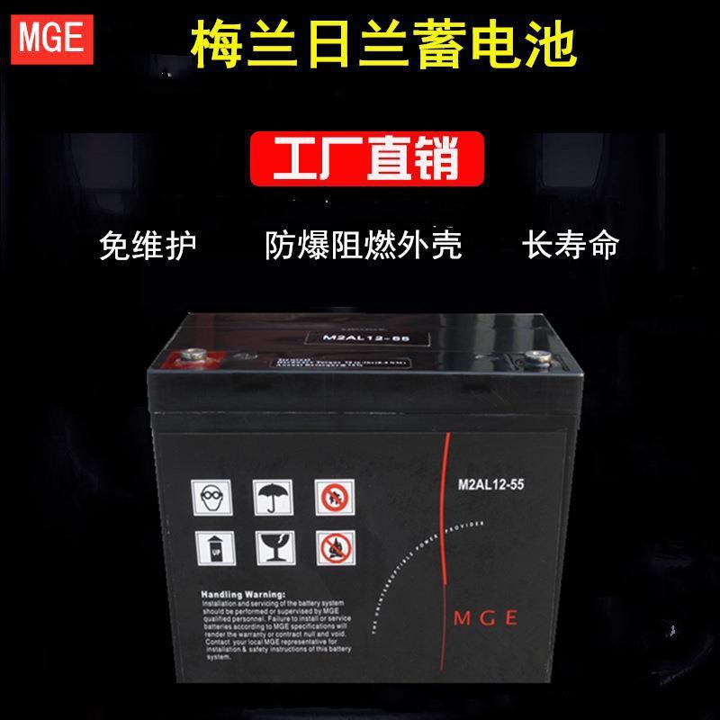 梅兰日兰M2AL12-200电瓶 MGE12V200AH蓄电池包邮UPS专用