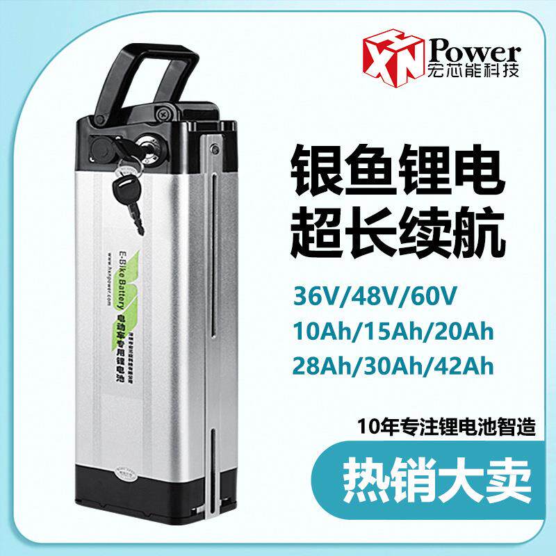 代驾外卖折叠电动车富士达爱玛48V20AH锂电池36伏10Ah电瓶大容量