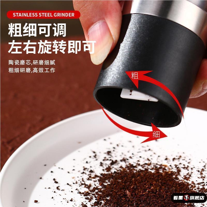 双头手动黑胡椒研磨器不钢研磨器房46135用神器品调味厨瓶花锈椒