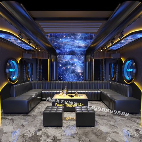 定制KTV沙发酒吧清吧K歌沐足夜总会所包厢U型L型转角卡座茶几组合