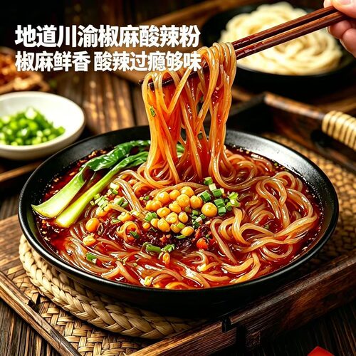 椒香酸辣粉红薯粉吴小厨正品