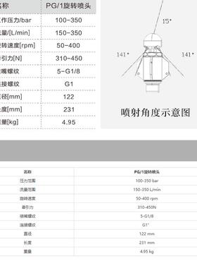 水拓管道转清洗头高压旋转喷喷头管道旋冲洗疏ERW通喷嘴头高压体
