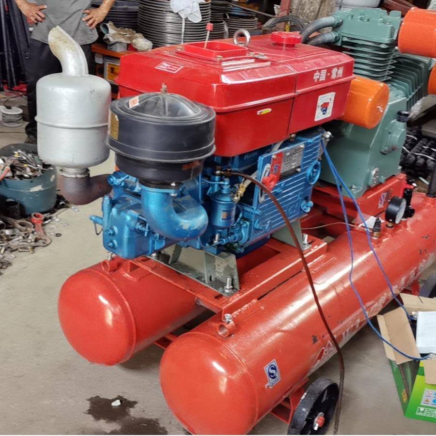 广州红五环柴油压W3.W3.2/7柴2/7活塞式空空压机机柴动空气压缩机