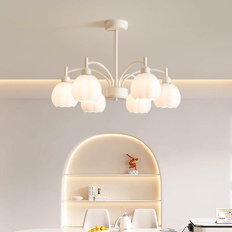 全光护11147眼奶油南瓜吊灯现代简约谱风客间房卧室中山灯具厅餐,家装灯饰光源,智能吊灯,淘宝优惠券,粉丝福利购,淘宝优惠卷