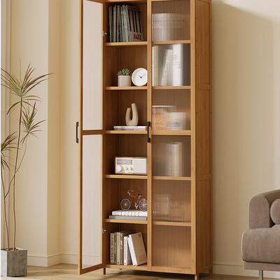 卧儿童楠竹置架简易书架室落地客厅家用物EJF加固柜学生书多层收
