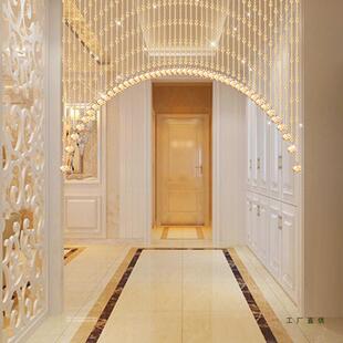 水晶风葫品芦珠帘门客厅隔断帘玄关过道帘厕所水成珠子F967JJ8M免