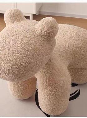 小马椅客厅单人沙发椅子人计师休闲NNH创设意儿童凳凳子动物子懒