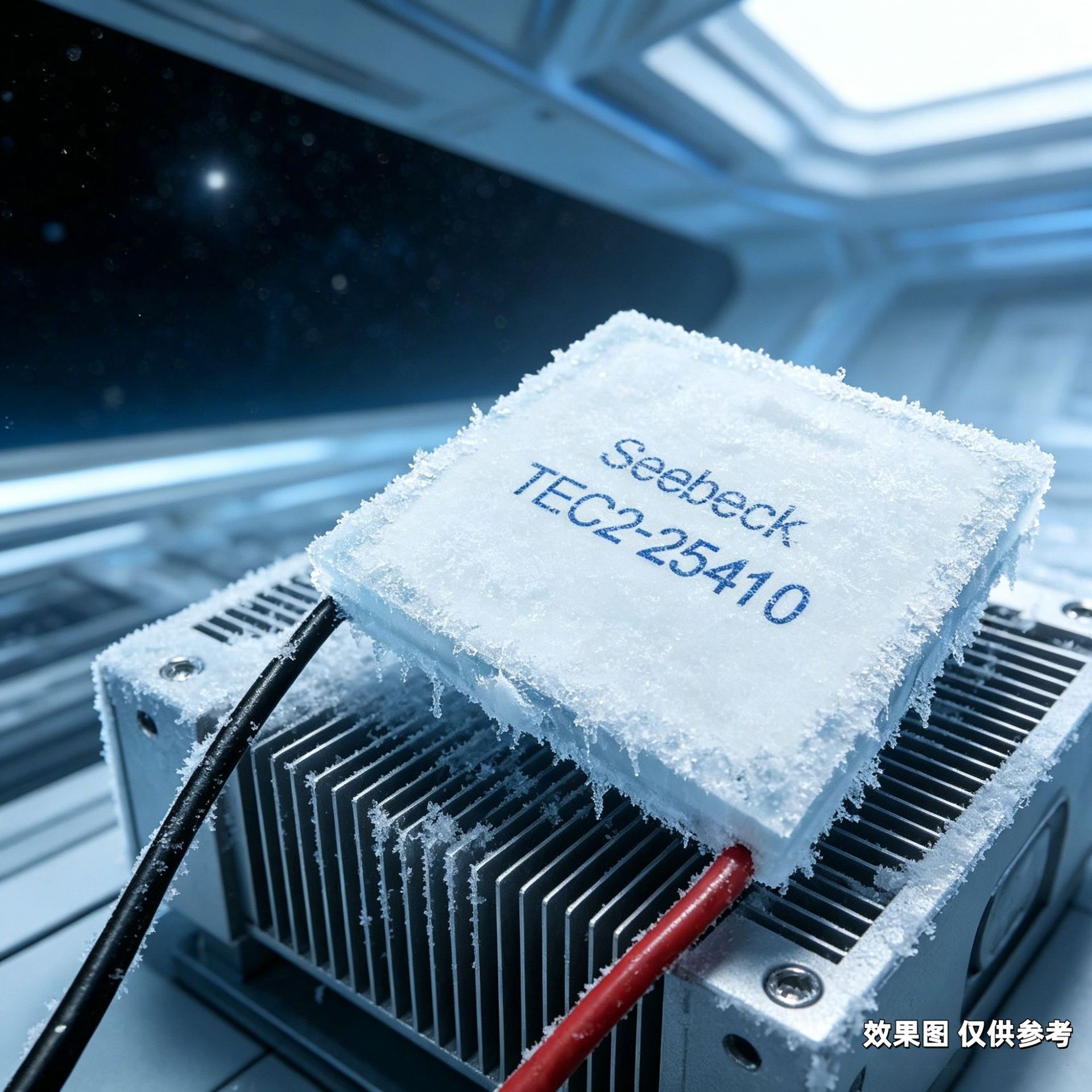 大温差双层制冷片TEC2-25410深度致冷结冰高冰胆产冷量高DC12V10A