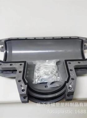 VC三通夫节管道抢P修接Φ63-Φ1快速接头抱箍增接鞍口哈座补漏器P