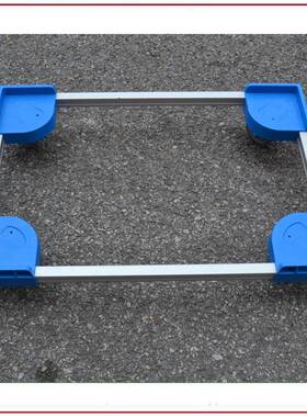 chmeiSd/施盾周转箱框架车铝合周金胶箱607160车*400料箱乌龟转车