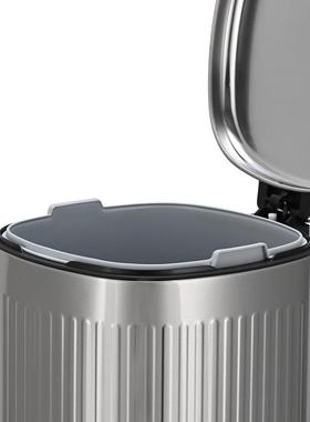 圾商用大容量1L方圆桶脚踏桶不锈钢宿舍垃桶办公室垃色FX-115S1圾