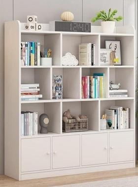 书白色带GXK门实木架简约飘家窗柜落地电用收纳柜视柜