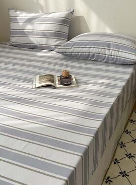 224棉新款A类夏季全老粗布床单床笠0枕套品单系列yqyem-单床笠90*