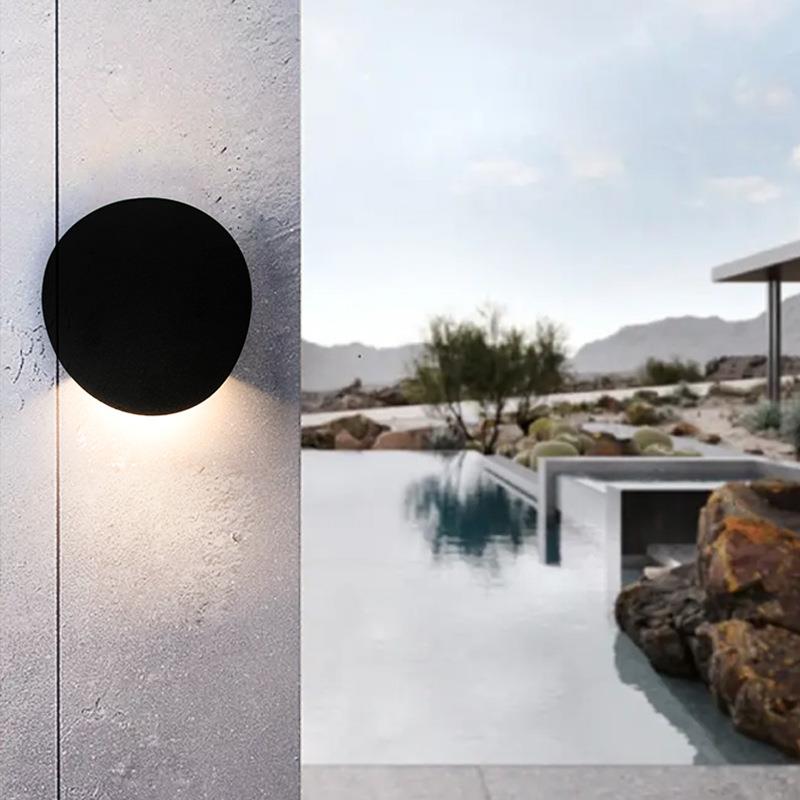 现简约户外防水ld壁灯酒BD1219/B店公寓意过道别创墅楼梯走e廊庭