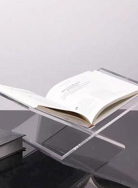 简约现FLS代亚克力杂志架X架样板房酒店意居书房家桌面创书装饰摆