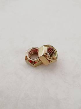 DIN9-80V美制紧紧全金属锁螺母六角压点锁螺母7/16IDX14