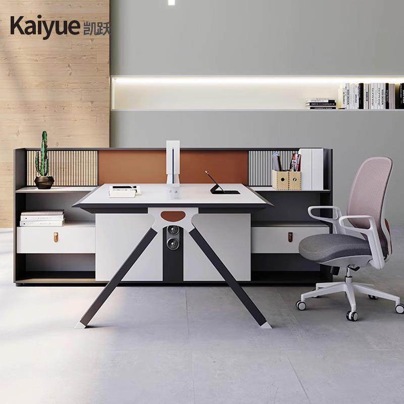 财务2/4t人位办公桌椅组VT-WE282合简约办断公室会计文员隔桌型电