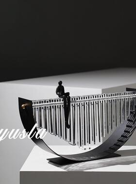 简约客电视柜酒柜摆件厅家居MCV样板房玄关柜酒店别墅间厅餐软装