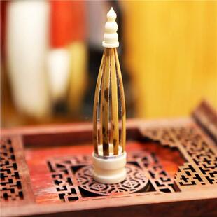 大师制湘妃竹戴尖帽纯狼毫笔成人毛狼毫毛加大中小健书书画法用品