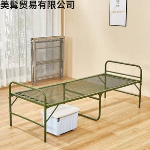 包邮丝折叠床加固双钢丝弹簧人床KGF软床单午休床简易床铁条床
