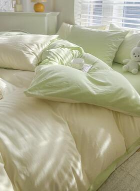 0Y春夏季床上四F件套单F77J6HT5被套罩非纯棉全棉水洗床7棉南通学