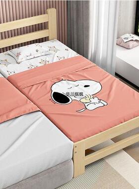 拼接边床儿加宽床加长床儿全实木童侧边大人平接婴带XMV护栏拼男