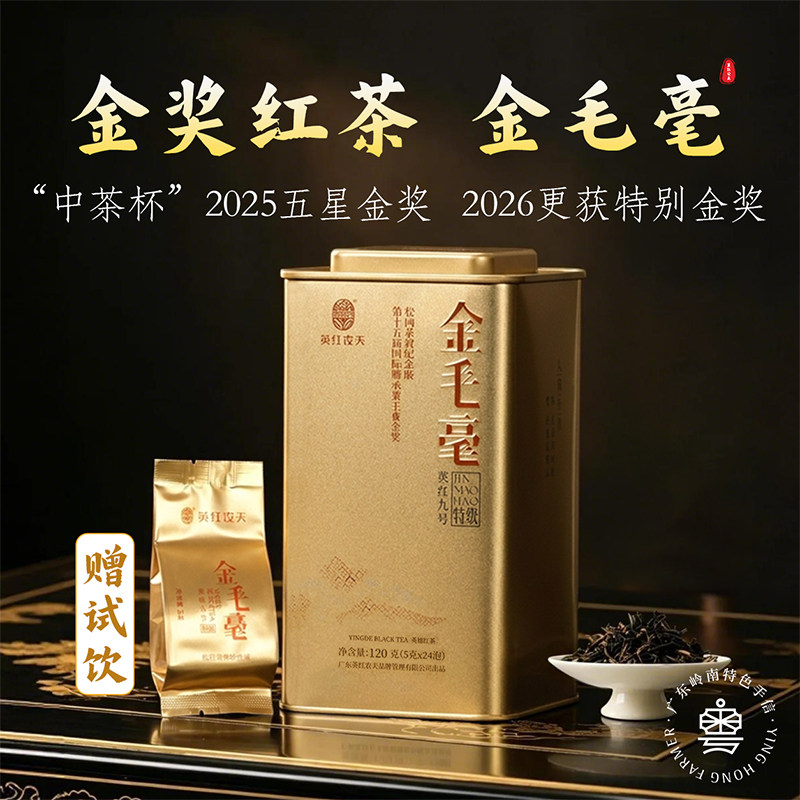 2026头春金奖特级红茶金毛毫