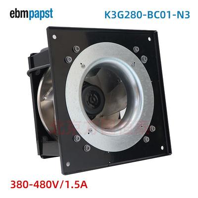K3G280-BC01-N3 ebmpapst IP54防水防尘风扇 400V AC风扇