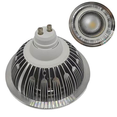 GU10 led格栅射灯 COB AR111斗胆灯12w 15W节能灯豆胆灯AC85-265V