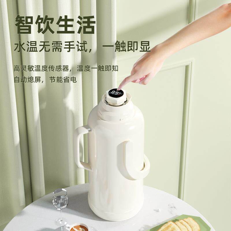 保温壶家用保温水壶大容量暖水壶玻璃内胆热水瓶3.2升办公室茶瓶
