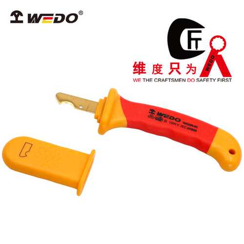 WEDO维度绝缘工具VDE认证工具绝缘圆型电缆刀 VDE1000V 维度工具