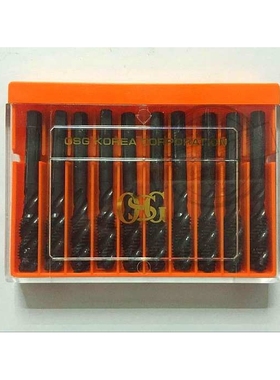 KOSG韩国OSG直槽丝锥EX-SUS-POT不锈钢先端机用丝攻M3M4M5M6M8M10